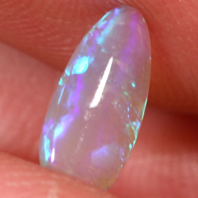 SOLID CRYSTAL OPAL Bright green blue rolling flashes 
